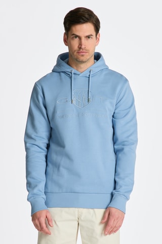 Sweat regular à capuche - Bleu clair