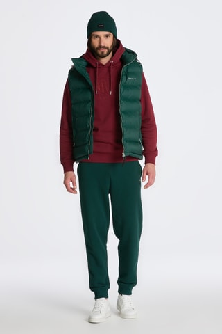 Sweat regular à capuche - Bordeaux