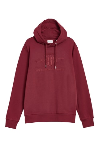 Sweat regular à capuche - Bordeaux