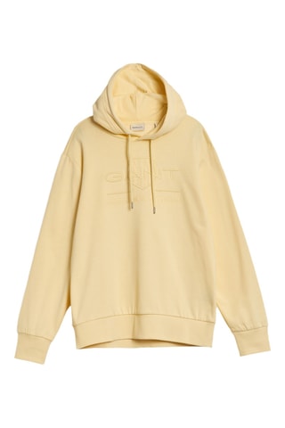 Sweat regular à capuche - Jaune pâle