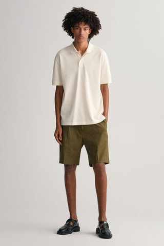 Polo en coton biologique - Crème