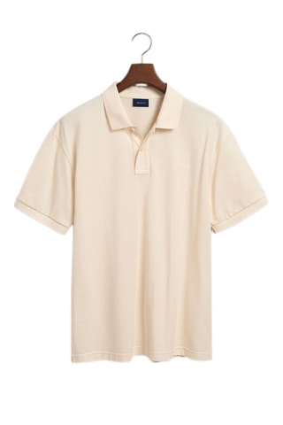 Polo en coton biologique - Crème