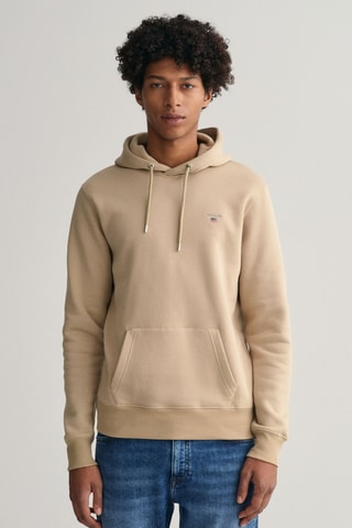 Sweat regular à capuche - Beige