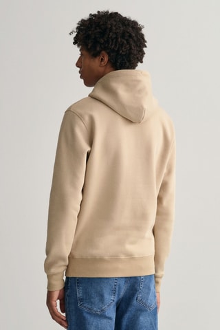 Sweat regular à capuche - Beige