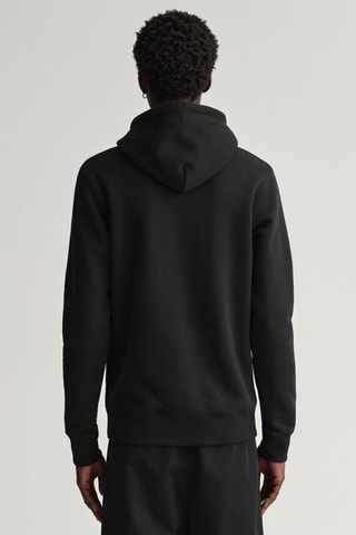 Sweat regular à capuche - Noir