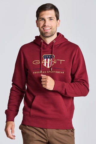 Sweat à capuche - Bordeaux