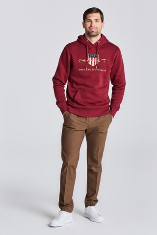 Sweat à capuche - Bordeaux