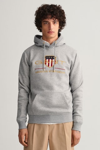 Sweat regular à capuche - Gris