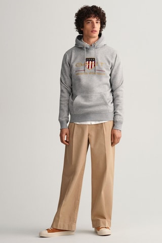 Sweat regular à capuche - Gris