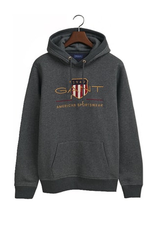 Sweat regular à capuche - Anthracite