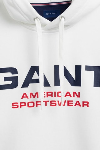 Sweat regular à capuche - Blanc