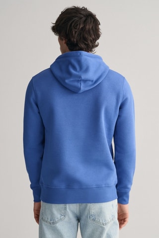 Sweat regular à capuche - Bleu