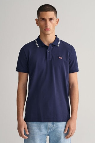 Polo regular - Bleu marine