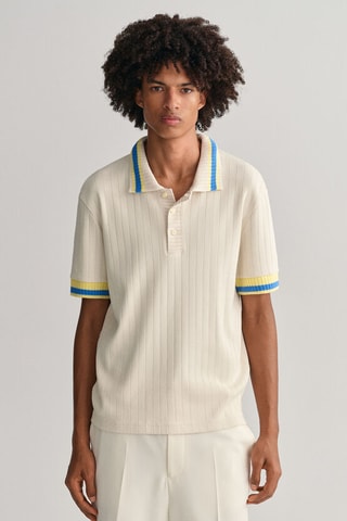 Polo relaxed - Crème