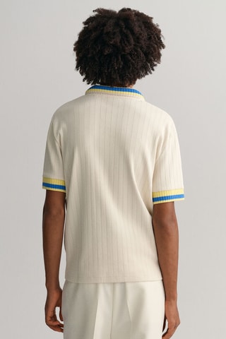 Polo relaxed - Crème