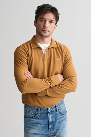 Polo regular - Moutarde