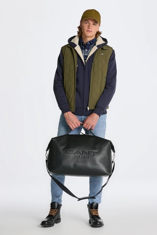 Sweat regular à capuche - Bleu marine