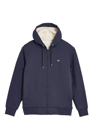 Sweat regular à capuche - Bleu marine