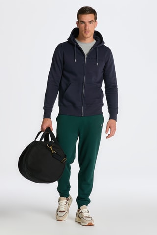 Sweat regular à capuche - Bleu marine