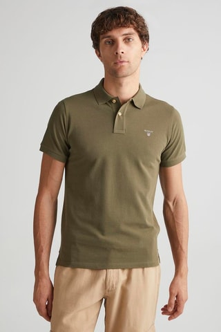 Polo regular - Vert kaki