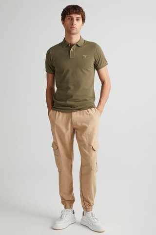 Polo regular - Vert kaki