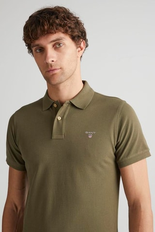 Polo regular - Vert kaki