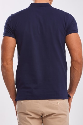 Polo slim - Bleu marine