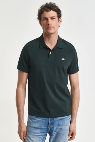 Polo regular - Vert foncé