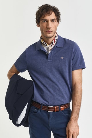 Polo regular - Bleu