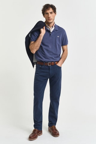 Polo regular - Bleu