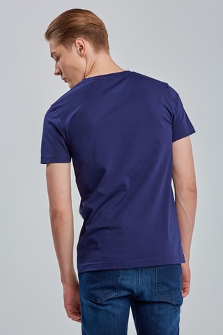 T-shirt slim - Bleu marine