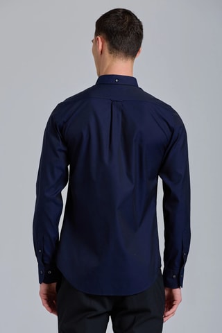 Chemise slim - Bleu marine