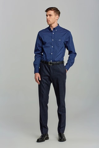 Chemise regular - Bleu marine