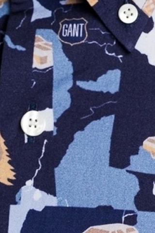 Chemise slim - Bleu marine