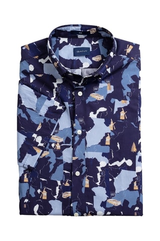 Chemise slim - Bleu marine