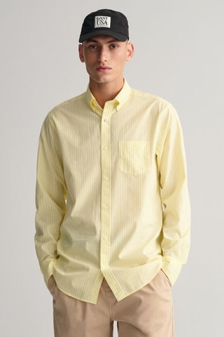 Chemise regular - Jaune