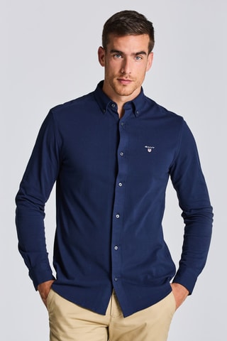 Chemise regular - Bleu marine