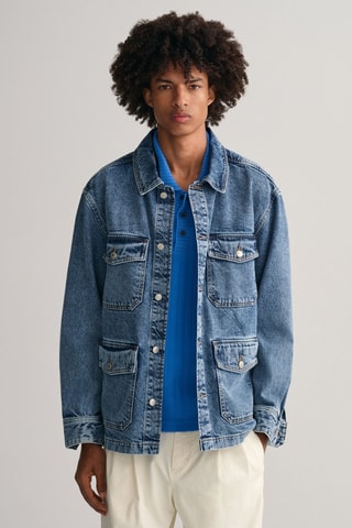 Surchemise relaxed - Bleu