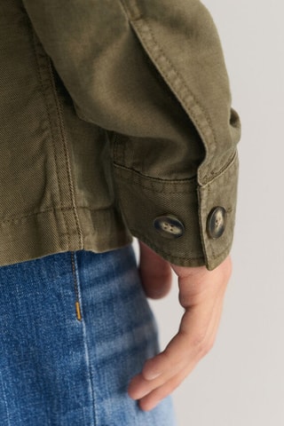 Surchemise relaxed en lin - Vert kaki