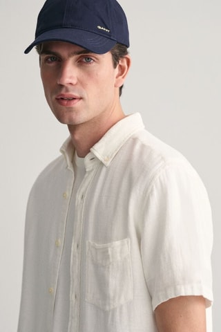 Chemise regular en lin - Blanc