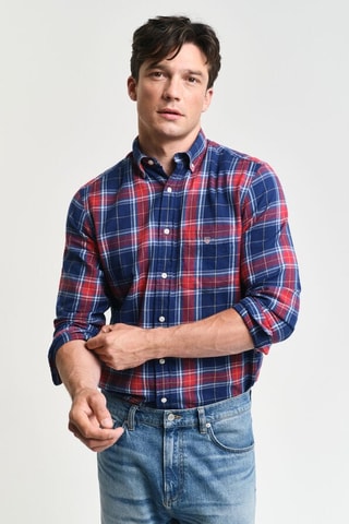 Chemise regular - Bleu