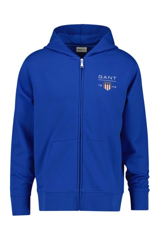 Sweat regular à capuche - Bleu