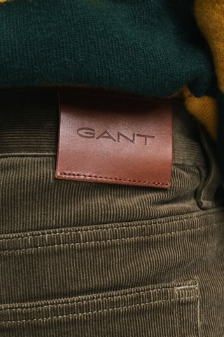 Pantalon regular - Vert olive