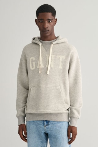 Sweat oversize à capuche - Gris