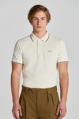 Polo regular - Crème