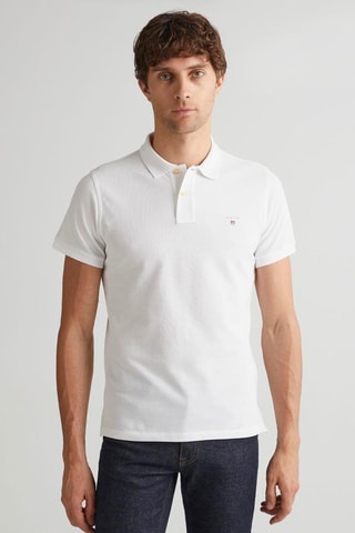Polo regular - Blanc