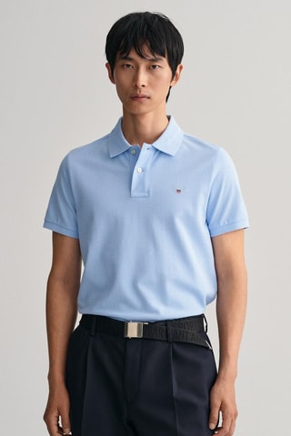 Polo regular - Bleu clair