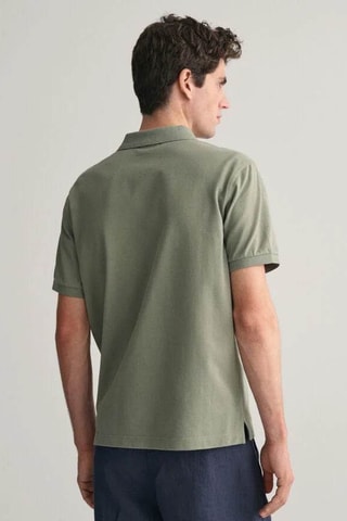 Polo regular - Vert sauge