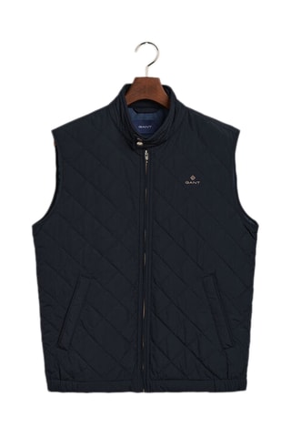 Doudoune regular sans manches - Bleu marine