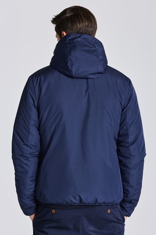 Veste réversible à capuche - Bleu marine